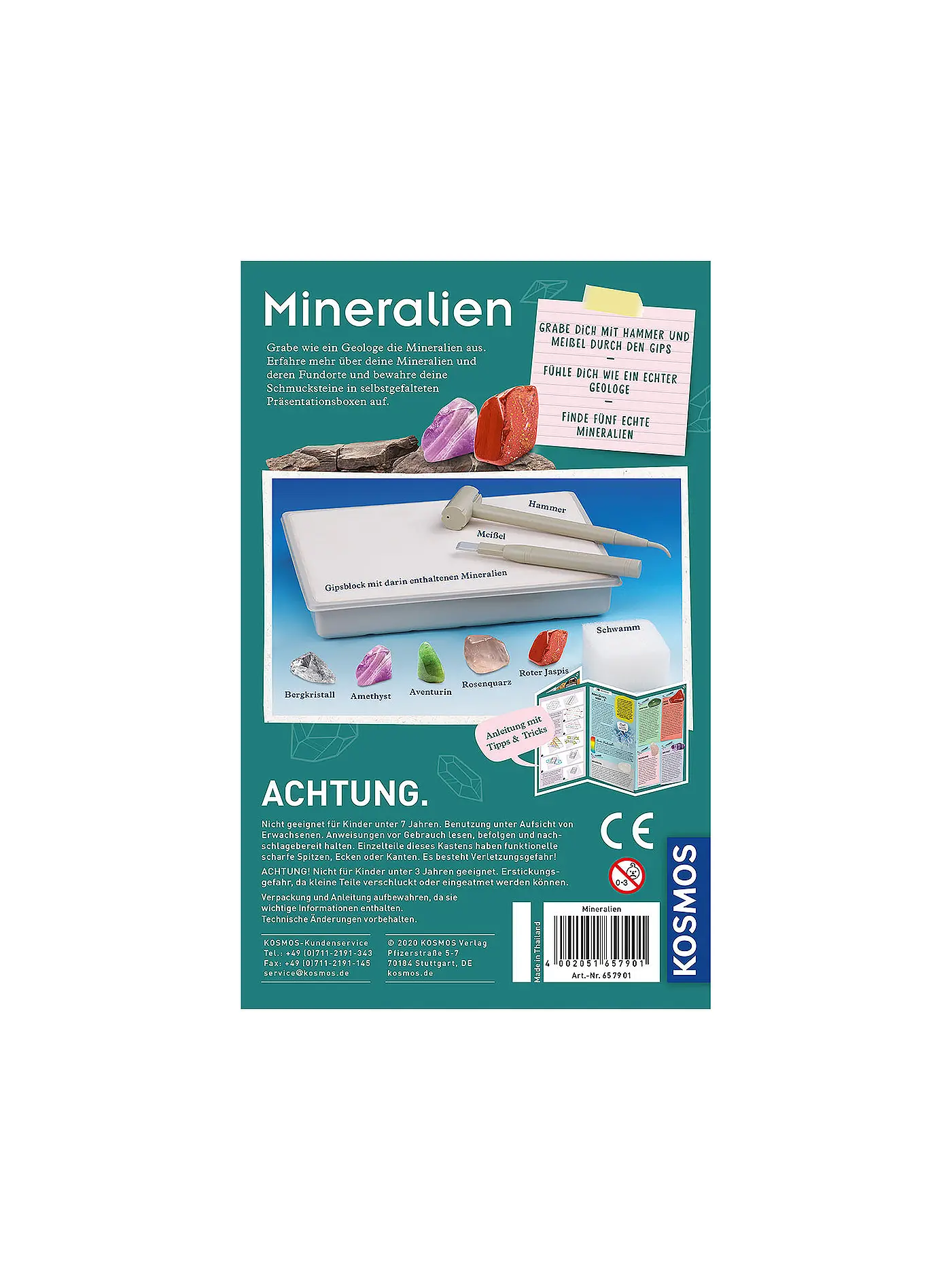 KOSMOS | Mineralien Ausgrabungs-Set | 